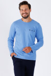 Pánské pyžamo ZIBI 1470 - M-Max bordo s modrou XL