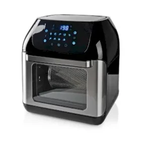 Nedis KAAFO300EBK černá / Horkovzdušná fritéza / 1500 W / 12 l / Časovač: 60 min / 9 programů (KAAFO300EBK)