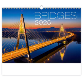 Nástěnný kalendář 2025 Bridges