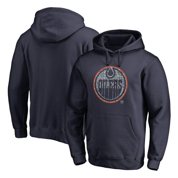 Fanatics Pánská mikina Edmonton Oilers NHL Static Logo Velikost: S, Distribuce: USA