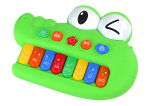 Mamido Vzdělávací hudební piano Krokodýl s efekty zelený