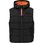 Alpha Industries Vesta Hooded Puffer Vest FD černá