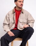 Carhartt WIP Prescott Shirt Jacket String/Leather garment dyed S