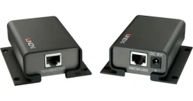 Lindy redukce USB-A - RS-232 černá / Redukce / 1 port / výstup 1 A