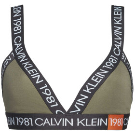 Podprsenka bez kostice khaki Calvin Klein khaki XS