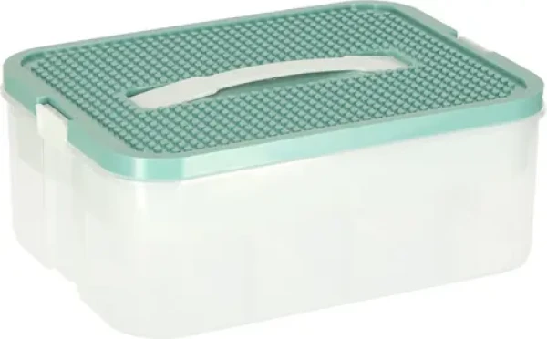 KIK Úložný box s víkem a přihrádkami (KX3117)