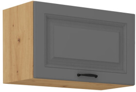 Horní skříňka nad digestoř Stilo 60 GU-36 1F Barva korpusu: Dub artisan, Barva dvířek: Dust Grey