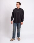 Tričko ONE OF XX Longsleeve Tree Faded Black Black