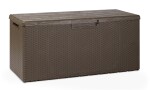 TOOMAX PORTOFINO zahradní plastový úložný box 340 L - hnědá