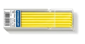 STAEDTLER Lumocolor náhradní tuha žlutá / 3 mm / 70 mm / 12 ks (218-1)