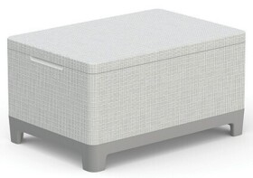 KETER SCANDI BOX stůl - Ash grey/Storm grey