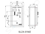 SANELA - Nerezové příslušenství Mincovní automat pro 1-3 sprchy, přímé ovládání SLZA 01MZ
