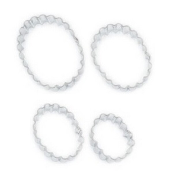 Smolík Vykrajovátko Ovály zoubkované, sada