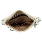 Trendy dámská koženková crossbody Laka, bílá