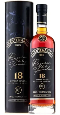 Centenario Reserva de la Familia Solera 18 / Rum / Kostarika / 40% / 0,7 l / dárkové balení (7441001173028)