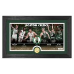 Obraz Boston Celtics NBA Vintage Timeline Bronze Coin