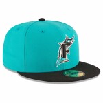 New Era Pánská kšiltovka Miami Marlins MLB Florida Marlins 1997 World Series Cooperstown 59FIFTY Fitted Teal Velikost: 7 5/8