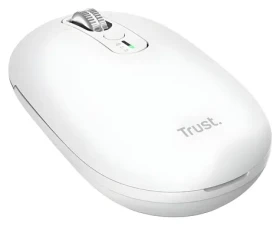 Trust Seron Slim bílá / Kancelářská myš / Optická / 3200 DPI / USB + Bluetooth / 7 tlačítek (26019)