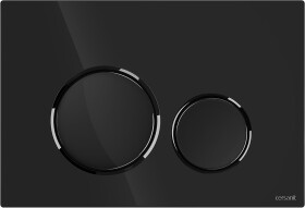 CERSANIT - Tlačítko LUNA gun metal lesk K97-0582