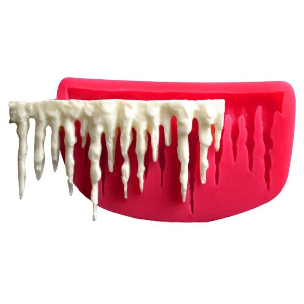 Cesil Silikonová forma Rampouchy 9 x 4,8 cm