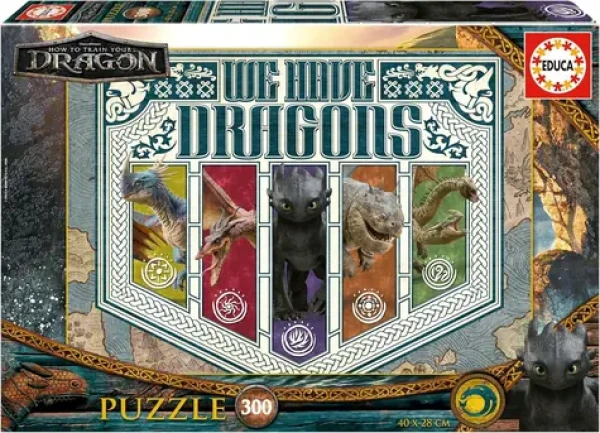 EDUCA Puzzle Jak vycvičit draka