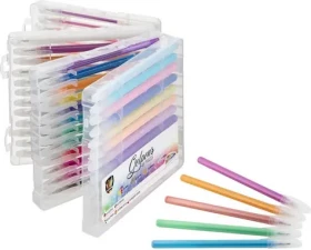 MOXY Sada gelových per / 48 ks / neonové, třpytivé, metalické, pastelové (150049)