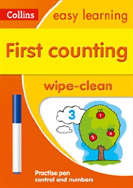 Wipe-clean Book - First Counting Ages 3-5 - Collins Easy Learning