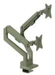 Arozzi Alzare Neo Duo zelená / Držák 2 monitorů na stůl / 17-32" / VESA 75x75-100x100 / nosnost 9 kg (TZ-ALZARE-NEO-DUO-FST)