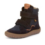 Chlapecké zimní barefoot boty TEX WINTER Dark Blue, Froddo, G3160233, tmavě modrá - 23