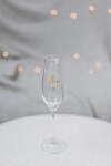 Bella Rose Sklenice na sekt Mr. a Mrs. – set 2 ks, čirá barva, sklo, 250 ml
