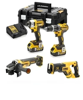 DeWalt DCK440P2T / Sada Aku nářadí: DCD778 + DCH273 + DCD796 + DCL040 / 18V / 2x 5,0Ah (DCK440P2T-QW)