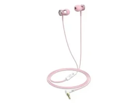Havit E303P růžová / sluchátka do uší s mikrofonem / jack 3.5mm (HV-E303PP)