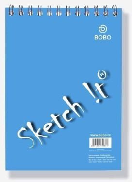 Blok s horní vazbou A6, čistý, 40 listů