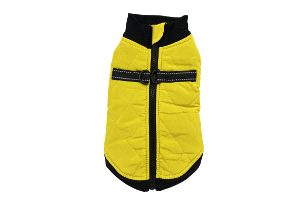 Shield zimní bunda pro psa na ZIP Barva: Žlutá, Délka zad (cm): 36, Obvod hrudníku: 40 - 44 cm