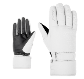 Ziener KISAR AS® lady glove white Velikost