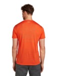 ICEBREAKER Mens 125 Cool-Lite Sphe SS Tee Trail, Fervid (vzorek) velikost: M