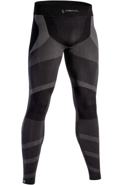 Dlouhé pánské funkční kalhoty IRON-IC černo-šedá Barva: Černá, Velikost: