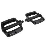 Pedály FORCE KICK nylonové, 3 prům. ložiska, černé