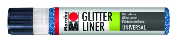Glitter liner Marabu 25 ml - modrá safír 594