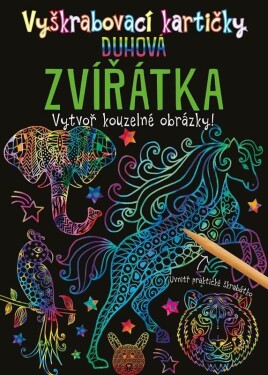 Vyškrabovací kartičky: Duhová zvířátka kolektiv