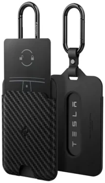 Spigen Tesla Card Holder pouzdro pro karty Tesla 2 ks černá (ACP08794)