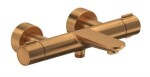 DURAVIT - Wave Termostatická vanová baterie, kartáčovaný bronz WA5220000004