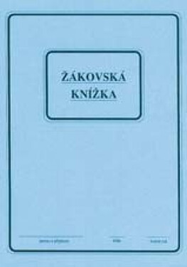 Žákovská knížka