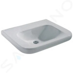 IDEAL STANDARD - Contour 21 Umyvadlo bezbariérové 600x560 mm, 1 otvor pro baterii, bez přepadu, bílá E512201