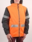 686 DICKIES RESCUE safety orange clrblk zimní dětská bunda - L