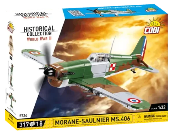COBI 5724 Francouzský stíhací letoun Morane-Saulnier MS.406