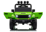 Mamido Elektrické autíčko Jeep Rubicon 24 V 2x200 W zelené