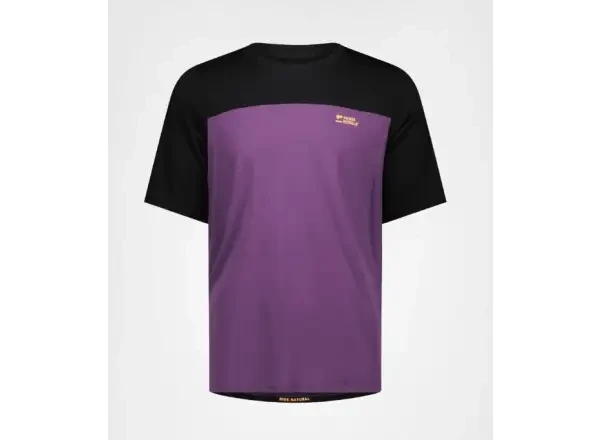 Mons Royale Diversion Merino pánský dres krátký rukáv Boysenberry/Black vel. M