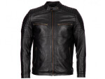 Pánská Kožená Bunda Black Jet Classic Brixton Černá Velikost: 8XL