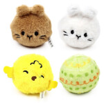 Plyšový skákací míček - Jaro, Králík, Kuřátko (mix)